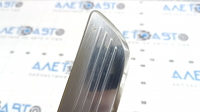 Mercedes C-class W205 15-18 chrome front right outer door sill plate, no backlight, dents, scratches, corrosion