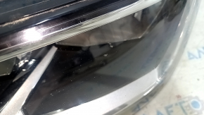 Left front headlight for VW Tiguan 18-21, bare halogen, LED DRL, sand, chips