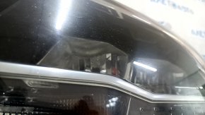 Left front headlight for VW Tiguan 18-21, bare halogen, LED DRL, sand, chips