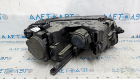 Left front headlight for VW Tiguan 18-21, bare halogen, LED DRL, sand, chips