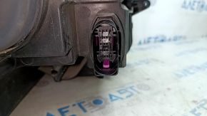 Left front headlight for VW Tiguan 18-21, bare halogen, LED DRL, sand, chips