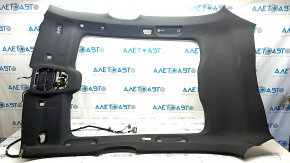 Polestar 2 21-25 headliner for panoramic windows, gray cloth, creases