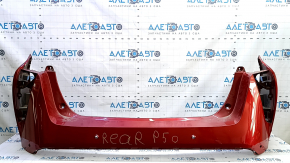 Bare rear bumper for Toyota Prius 50 16-18 with parking sensors, red 3T7, scratches