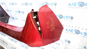 Bare rear bumper for Toyota Prius 50 16-18 with parking sensors, red 3T7, scratches