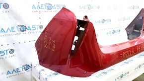Bare rear bumper for Toyota Prius 50 16-18 with parking sensors, red 3T7, scratches