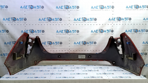 Bare rear bumper for Toyota Prius 50 16-18 with parking sensors, red 3T7, scratches