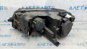 VW Tiguan 18-21 right front headlight, bare halogen, LED DRL, sand, chipped