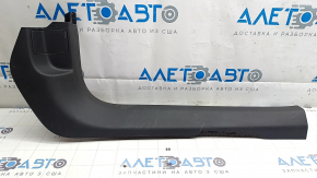 Front right inner door sill plate for Polestar 2 21-25, black, scratches