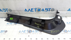 Front right inner door sill plate for Polestar 2 21-25, black, scratches