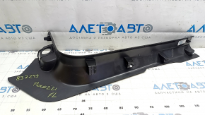 Front left inner door sill plate for Polestar 2 21-25, black, scratches