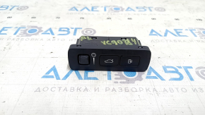 Volvo XC90 16-22 black trunk release button with fuel filler flap release button