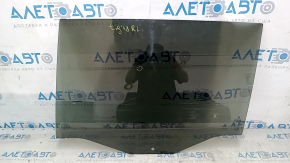 Rear left door glass of VW Tiguan 18-24 tinted, scratches