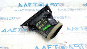 Volvo XC90 16-25 center left front panel air vent, gloss black with backlight