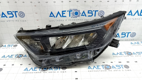 Left front headlight assembly for Toyota Rav4 22-25 LED, black, Hybrid LE, USA built, scratches