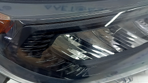 Right front headlight assembly for Toyota Rav4 22-25 LED, black, Hybrid LE, USA built, scratches