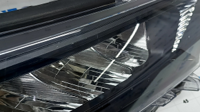 Right front headlight assembly for Toyota Rav4 22-25 LED, black, Hybrid LE, USA built, scratches