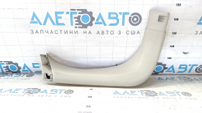 Left trunk door trim for Infiniti JX35 QX60 13-20 gray, plastic turned white