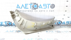 Left trunk door trim for Infiniti JX35 QX60 13-20 gray, plastic turned white