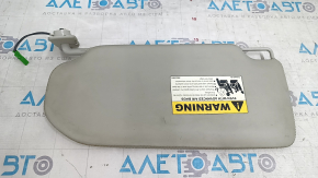 Right sun visor for Volvo XC90 16-22, gray leather, with backlight, no hook, scratches, dry cleanable