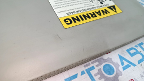 Right sun visor for Volvo XC90 16-22, gray leather, with backlight, no hook, scratches, dry cleanable