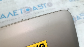 Left sun visor for Volvo XC90 16-22, gray leather, with backlight, no hook, no scratches, dry-cleanable
