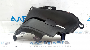 Upper right rear pillar trim for Polestar 2 21-25, black, with a belt, scuffs