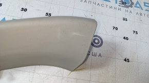 Left trunk door trim for Nissan Leaf 13-17, gray, scratches, plastic turned white