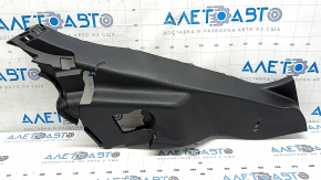 Toyota Rav4 19-24 black lower right rear pillar trim, scratches, abrasions, broken mount