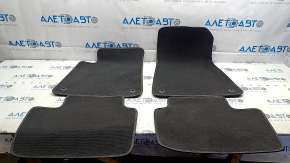 Set of floor mats for the Polestar 2 21-25 black cloth