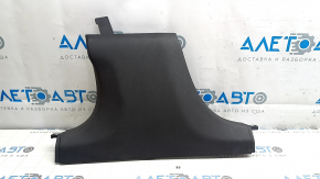 Lower left center pillar trim Polestar 2 21-25 black, worn