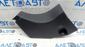 Left lower front pillar trim for Toyota Rav4 19-24, black, scratches, worn