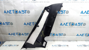 Polestar 2 21-25 black lower left rear pillar trim, worn