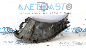 Left Infiniti QX30 17-19 black trunk lid trim, scratches