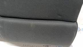 Rear seat, 2nd row, upper right, Toyota Rav4 19-25, cloth, black, hybrid, with belt, needs cleaning, dented