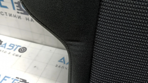 Rear seat, 2nd row, upper right, Toyota Rav4 19-25, cloth, black, hybrid, with belt, needs cleaning, dented