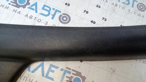 Door sill trim rear left Nissan Versa Note 13-19 black, scuffed