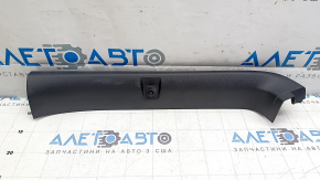 Right trunk door trim for Polestar 2 21-25, black, scuffed