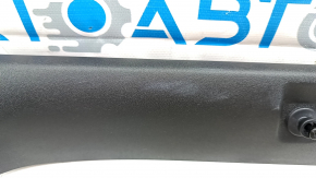 Right trunk door trim for Polestar 2 21-25, black, scuffed