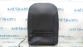 Driver's seat upholstery, upper part, VW Tiguan 18-21, black leather, heated, needs cleaning, scratches