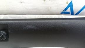 Left trunk door trim for Polestar 2 21-25, black, scuffed