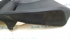Driver's seat upholstery, lower part, VW Tiguan 18-21, black leather, heated, dry-cleanable