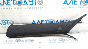 Upper left front pillar trim for Polestar 2 21-25, gray, worn fabric