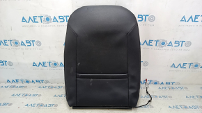 Upper passenger seat upholstery for VW Tiguan 18-21, black leather, heated, dry-cleanable
