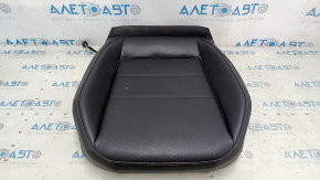 Lower passenger seat upholstery for VW Tiguan 18-21, black leather, heated, dry-cleanable