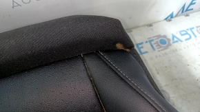 Lower passenger seat upholstery for VW Tiguan 18-21, black leather, heated, dry-cleanable