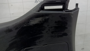 Lower tailgate trim for Toyota Rav4 19-24, black, with handles, scratches, worn
