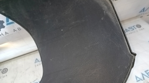 Upper front trunk trim behind the seats for a 2003-2008 Nissan 350z, black, scratches