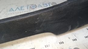 Upper front trunk trim behind the seats for a 2003-2008 Nissan 350z, black, scratches