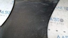 Upper front trunk trim behind the seats for a 2003-2008 Nissan 350z, black, scratches
