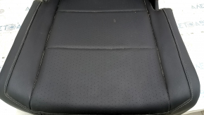 Rear seats, 2nd row, right, VW Tiguan 18-21, black leather, perforated, dry-cleanable